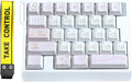 HE30 Rapid Trigger Gaming KeyboardOne-Handed Magnetic Switch Hall Effect RGB HotSwap Custom Mechanical Keyboard Adjustable Actuation8kHz Polling Rate Mini Macro Gasket Keypad (White-Bear)