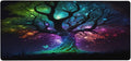 Tree of Life Galaxy_1 Large Mouse Pad Gaming Mousepad Desk Mat for Desktop Computer Keyboard Waterproof Mouse Mat Desk Pad with Non-Slip Base for Game School Office Home 35.4 x 15.7