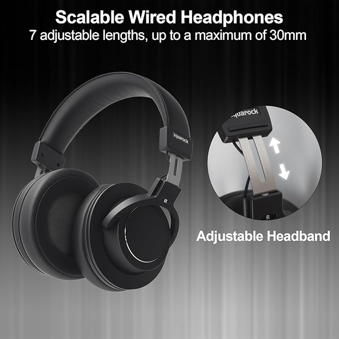 Podcast Equipment Bundle for 2 with XLR Dynamic MicrophoneProfessional Monitor Headphones Podcast/Recording/Live Streaming 3.5/6.5mm Wired Earphones for Audio Interface Over Ear Comfortable Headph