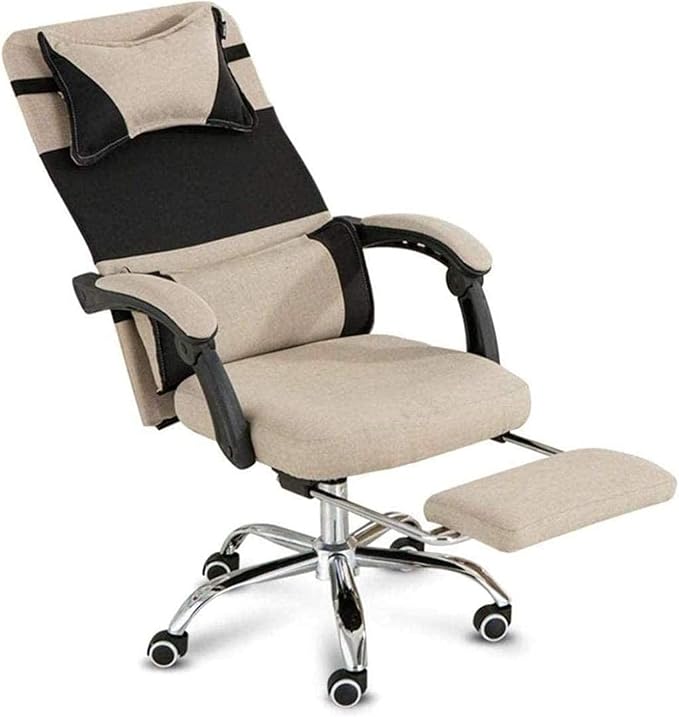 Office Chair Gaming Chair Boss Chair Steel Frame High Back Mesh Swivel Chair with Footrest Recliner Computer Chair Waist Support Seat Chair (Color : I) Needed