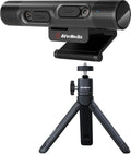 AVerMedia PW313D DualCam 2K Document Camera and Webcam for PC/Mac/Laptop Autofocus AI Noise Reduction Online Teaching Works with Zoom/Teams/Google Meet Includes Tripod TAA/NDAA Compliant