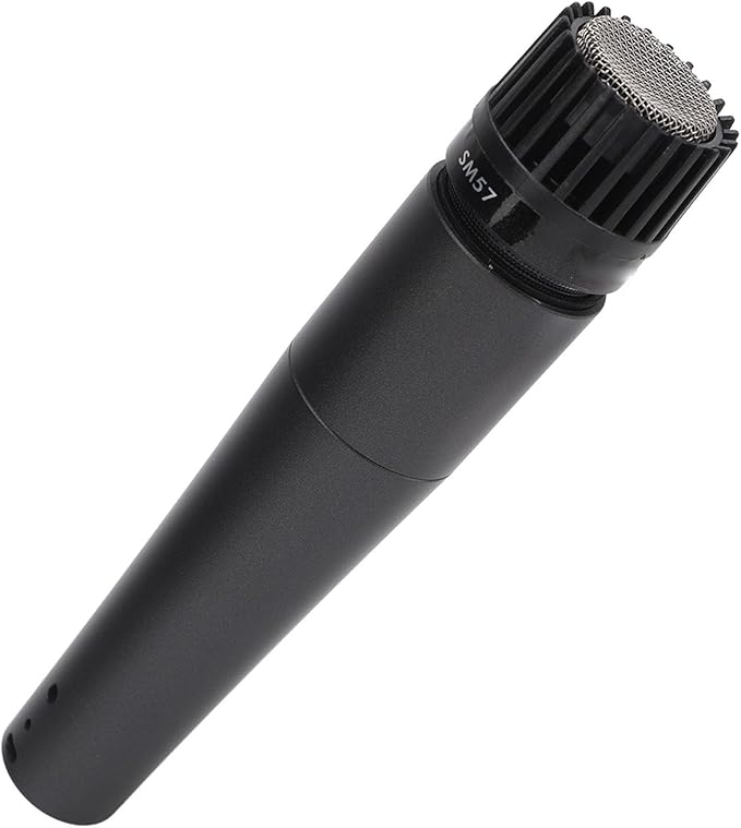 Cardioid Dynamic Microphone Wired Dynamic Mic Sensitivity Handheld Mic with Zinc Alloy 63mm. Standard MIC Jack for Stage Performance Karaoke Home Recording