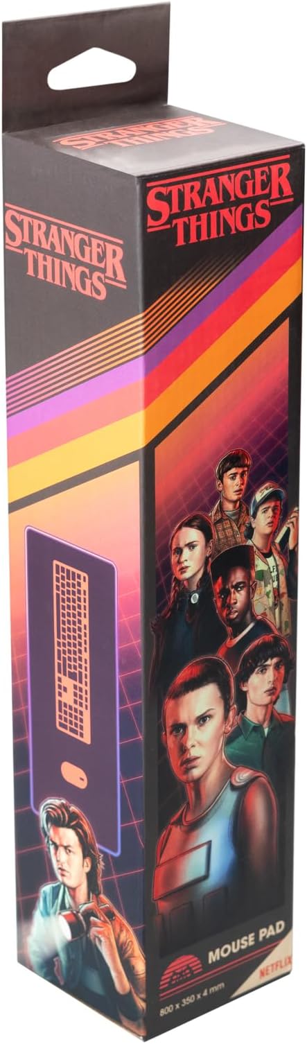 Stranger Things Gaming Mouse Pad Official - 31.5 x 13.78 Non-Slip Rubber Base Gaming Mouse Pad - Stranger Things Gifts - Stranger Things Merchandise