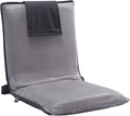 VEVOR Floor Chair 6-Position Adjustable Meditation Chair with Back Support Folding Sofa Chair for Reading TV Watching and Gaming Portable Floor Seat Lounge Sofa Chair for Kids Teens Adults Gray