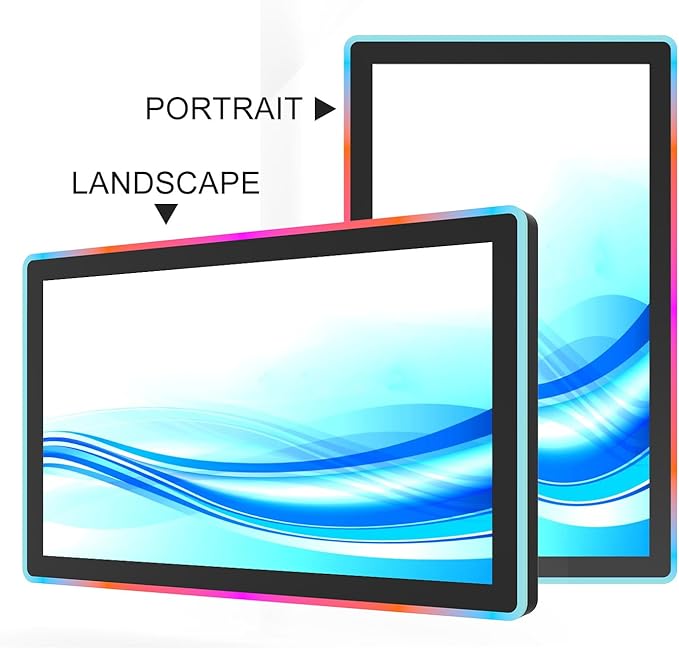 GreenTouch 23.8 Inch LED-Framed Touch Monitor Industrial LCD Monitor for Automated Information System Gaming Machine