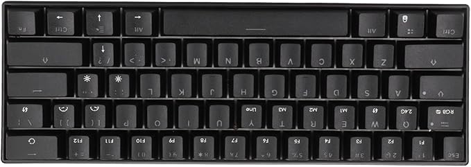 SUNGOOYUE READSON Portable Mechanical Gaming Keyboard RGB Connection for Computer (Red Switch)
