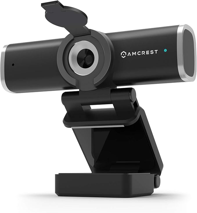 Amcrest 1080P Webcam with Microphone for Desktop Web Cam Computer Camera Streaming HD USB Web Camera for Laptop &amp PC with Privacy Cover Wide Angle Lens Superior Low Light (AWC195-B)