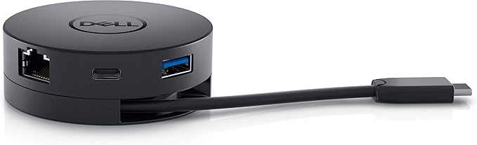 Dell DA300 USB-C Mobile Adapter Bases &amp Docking Stations Black