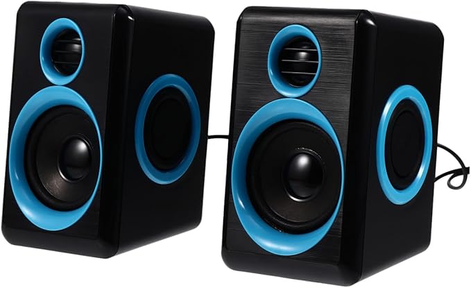 ARTIBETTER Mini USB 2.0 Desktop Computer Speaker for Laptop Compact Multimedia Loudspeaker Box Dc 5v Power Portable Mini Speaker Suitable for Office and Home Use