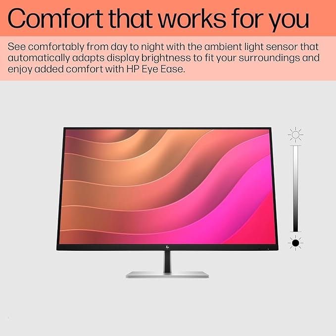 HP E32k G5 32 4K USB-C Monitor with 5ms Response Time Anti Glare Flicker Free VESA Mount (100mm) Displayport HDMI &amp Dockztorm USB Port Expander Black/Silver Color (6N4D6AA#ABA)