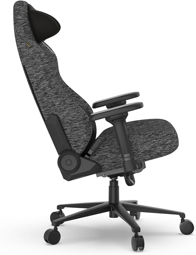 DXRacer Craft XL Video Gaming Chair for Adults Ergonomic Office Reclining Computer Chair with Magnetic Head Pillow and Lumbar Support Racing Style Height Adjustable (Woven Fabric Gray)