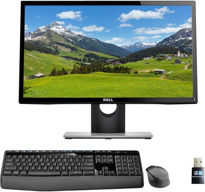 Dell Optiplex 780 USFF with Intel 3GHz 8GB 250GB SSD 24 Monitor Wireless Keyboard and Mouse WiFi Windows 11 Pro (Renewed)