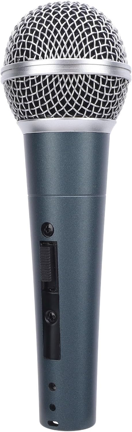 Cardioid Wired Dynamic Microphone for Professional Sound Recording in Studios Live Performances (Cyan)