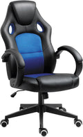 Ergonomic Office Gaming Computer Desk Chair Comfortable Leather Home Chair with Reclining Rocking Feature Modern Stylish PU Leather Chair for Study Work and Gaming Executive Living Room Bedr