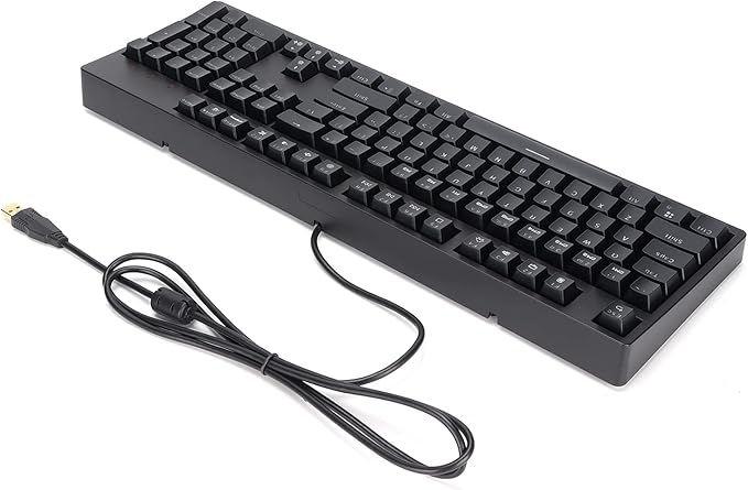 Mechanical Gaming Keyboard Wired Gaming Mechanical Keyboard Full 104 Keys Ergonomic Keyboard RGB Desktop Computer Keyboard for 2000//7/8/10