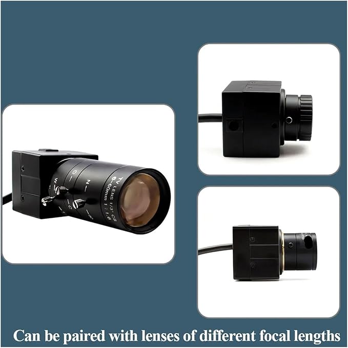 Mini Camera Security Protection POE H265 with 6-60mm Manual CS Lens P2P IP Camera POE48V Industrial
