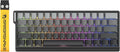 MAMBASNAKE X60 HE 60% Rapid Trigger Wireless Gaming KeyboardHall Effect Magnetic SwitchesAdjustable Actuation0.1ms Ultra-Low Latency 8KHz Polling Rate3-Mode RGBPBT Keycaps for Win/Mac-Moon Night
