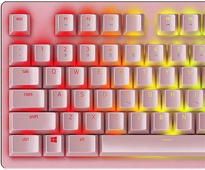 Mechanical Gaming Keyboard RGB LED Backlit Wired Keyboard with Switches for Windows Gaming PC