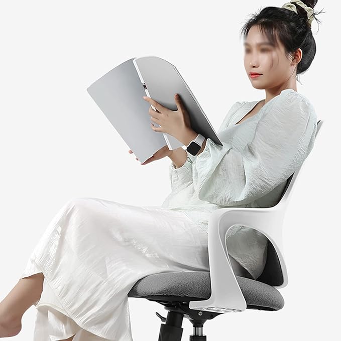 Mlaea Ergonomic Gaming Chair Student Chair with Back Support Adjustable Height Desk Chair for Studio Meeting Room Reception Room(Size:49 * 50 * 91-98CMColor:#1)