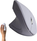 Urby Left Handed Mouse Vertical Left Handed Ergonomic Wireless Mouse Ideal for Lefty Users Gaming &amp Office Use Compatible with Windows/macOS/iPadOS. White