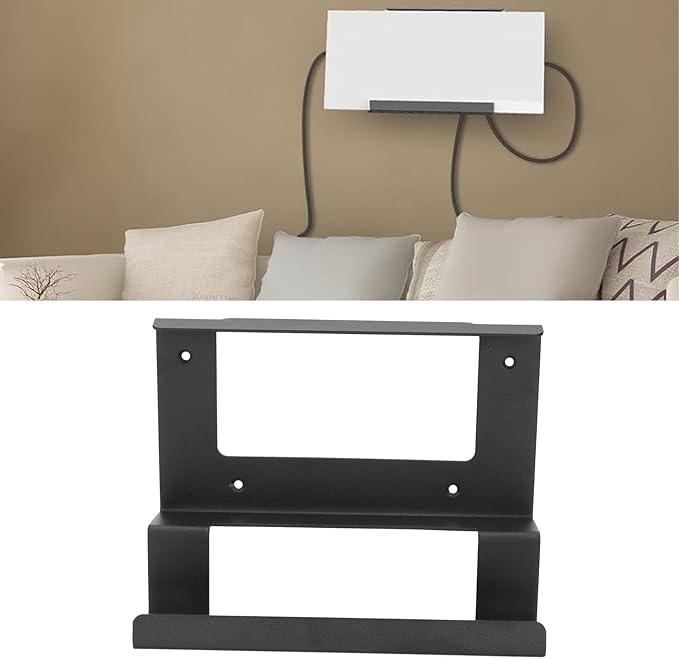 Gen 3 Router Mount Alloy Steel Mesh Router Bracket for Power Supply Space Saving Design Cable Storage Area Easy Installation for Indoor RV Home Cafe Office Cabin Boat