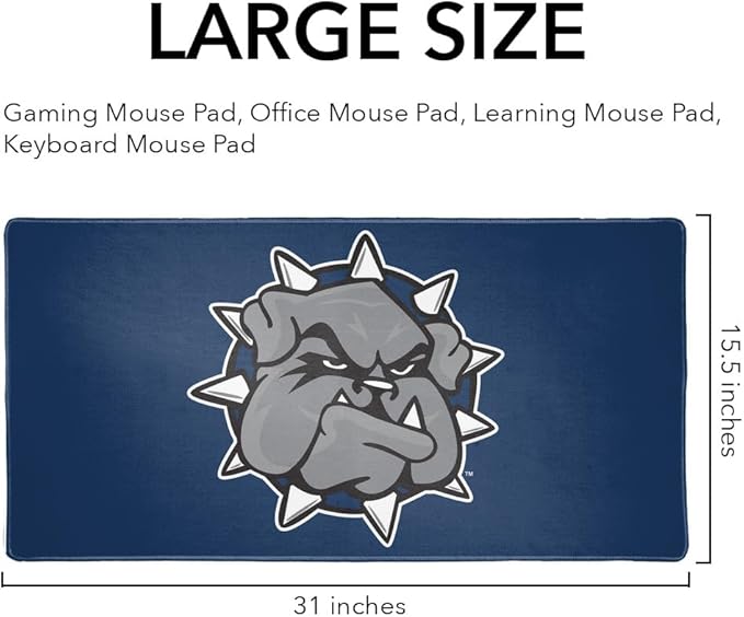 Southwestern Oklahoma State University Primary Logo Large Gaming Mouse Pad Desk Mat with Stitched Edges Non-Slip Base for Gamer Home and Office 31.5 x 15.7