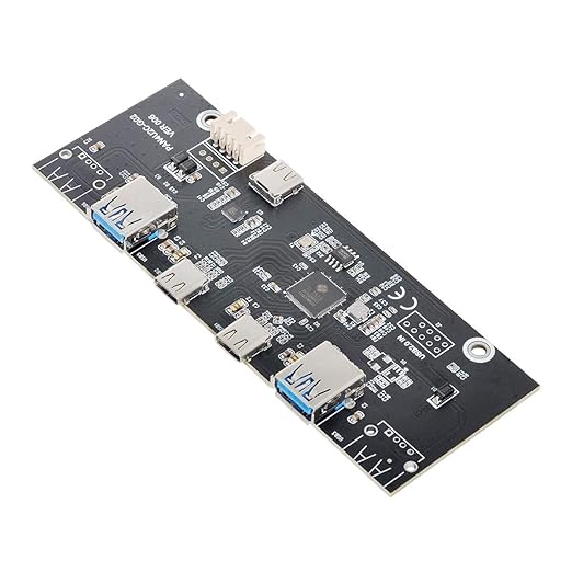 chenyang 5.25 Front Panel CD-ROM Bay USB 3.0 &amp USB-C HUB 4 Ports Motherboard Adapter