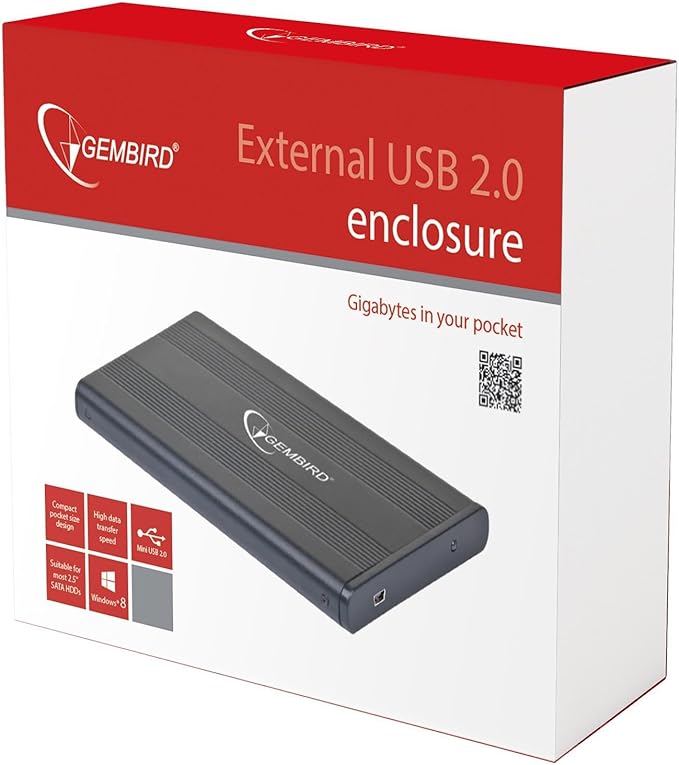 Gembird ee2-u2s-5 Black