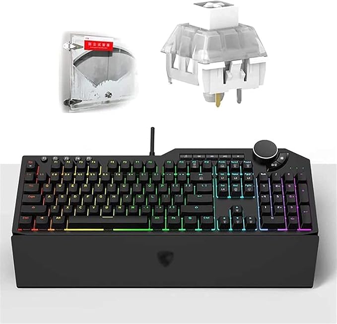 Mechanical Gaming Keyboard – Adjustable Actuation Switches – World’s Fastest Mechanical Keyboard – OLED Smart Display – RGB Backlitfor PC/Mac Gamer