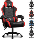GTPLAYER Gaming Chair Video Game Chairs Racing Style PC Game Chairs 350lbs for Adults - Padded High Back Ergonomic Reclining Silla Gamer Linkage Armrest Red