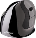 Evoluent – Inventor of The Vertical Mouse – VMDMW Ergonomic Vertical Mouse Right Hand Med USB Wireless Sculpted for Comfort Reduces Wrist Strain 4 Speeds 6 Customizable Buttons in Windows