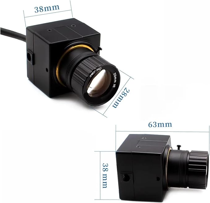 Mini Camera Security Protection POE H265 with 25mm Fixed CS Lens P2P IP Camera POE48V Industrial