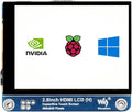 2.8inch HDMI IPS LCD 480×640 Capacitive Touch Display USB-C or I2C Touch Port Adjustable Brightness Fully Laminated Screen Support All Raspberry Pi Jetson Nano PC Windows 11 / 10 / 8.1 / 8 / 7