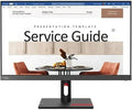 Lenovo ThinkVision S24i-30 24 Class Full HD LED Monitor - 16:9 - Raven Black Storm Gray