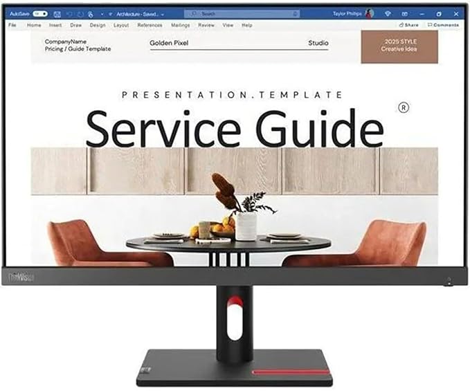 Lenovo ThinkVision S24i-30 24 Class Full HD LED Monitor - 16:9 - Raven Black Storm Gray
