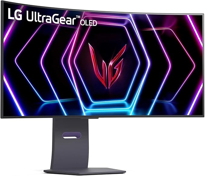 LG 39 Ultragear OLED Curved Gaming Monitor - WQHD 240Hz 0.03ms NVIDIA G-Sync Compatible 800R Curvature USB Type-C DisplayHDR True Black 400