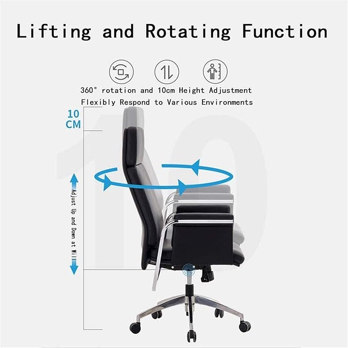 ChairsComputer Gaming Chairs Video Game Chairs Home Office Desk Chairs Ergonomic Design Adjustable Seat Height Synchro Tilt Mechanism 360 Degree Swivel