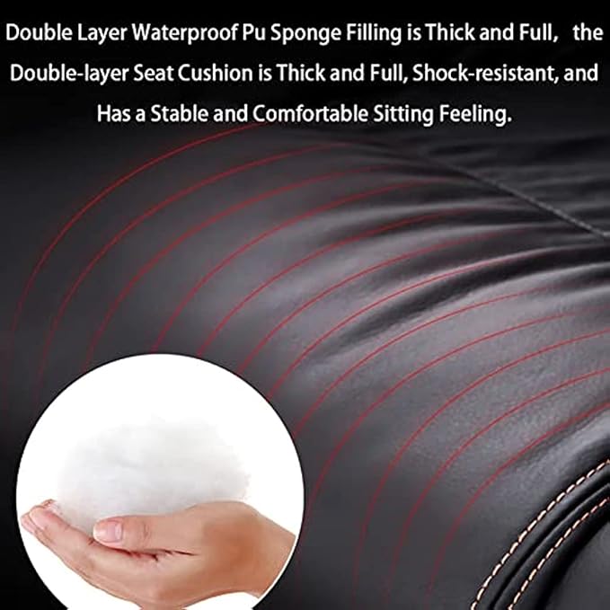 Computer Chair AErgonomic Massage Computer Chair Heated Office Chair Adjustable Swivel Work Chair PU Leather Gaming Chair with Footrest for Bedroom﻿ Office A