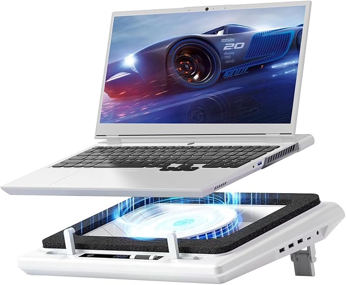 llano Laptop Cooler Bundle with Glass Mousepad Large Size