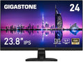 Gigastone 24 inch IPS LED Back Light Monitor 75Hz FHD 1920 x 1080 1080P 178° Wide View Frameless Computer Monitor 5ms Built-in Speakers Eye Care Technology Ergonomic Tilt VESA Mount HDMI VGA