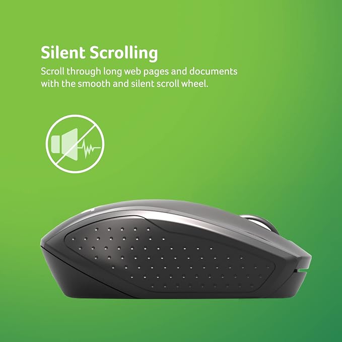 Acer RF Wireless Mouse (Gray/Black) Works with Chromebook with USB Plug and Play for Right/Left Handed Users (for Chromebooks Windows PC &amp Mac)