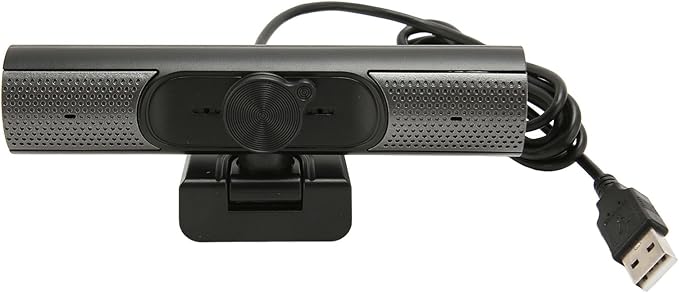 BAFOVY USB Webcam 2K 30fps Auto Focusing HiFi Speaker Noise Reduction Mic Plug and Play Camera for Desktop Laptop Video Chat with Private Cover USB 2.0 Inbuilt Noise Reduction Mic