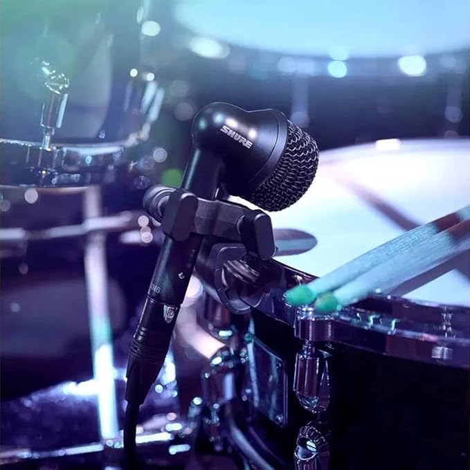 Shure Nexadyne 6 Tom/Snare Drum Microphone with Revonic Technology - Supercardioid Dynamic Mic for Pro Performance Enhanced Isolation &amp Noise Reduction Dual-Engine Transducers Single (NXN6)