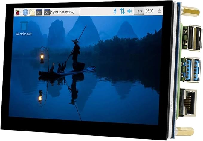 Waveshare 5 Inch Touch Screen for Raspberry Pi DSI LCD Screen Monitor 800×480 Display for Raspberry Pi 4B 3B+ 3A+ 3B 2B B+ A+ CM3/3+ Compatible with Raspbian Ubuntu Kali WIN10 IoT RetroPie