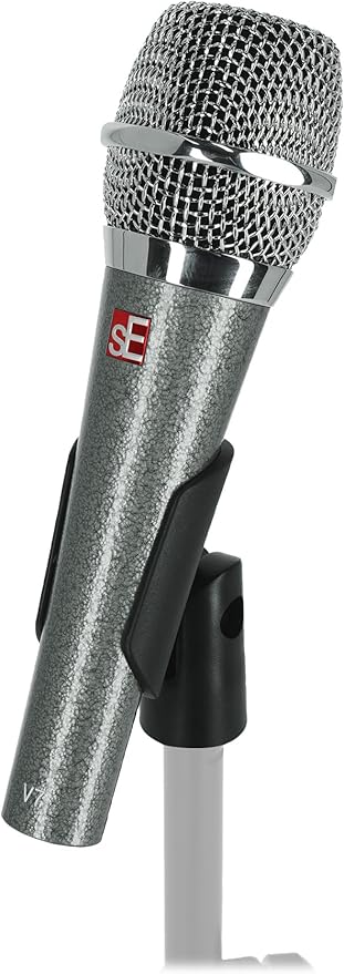 Audiosavings Bundle: Se Electronics V7 VE Vintage Edition Supercardioid Dynamic Handheld Microphone Bundle with Rockville RCXFM20E-B 20 Foot Female to Male XLR Mic Cable Black 100% Copper (2 Items)