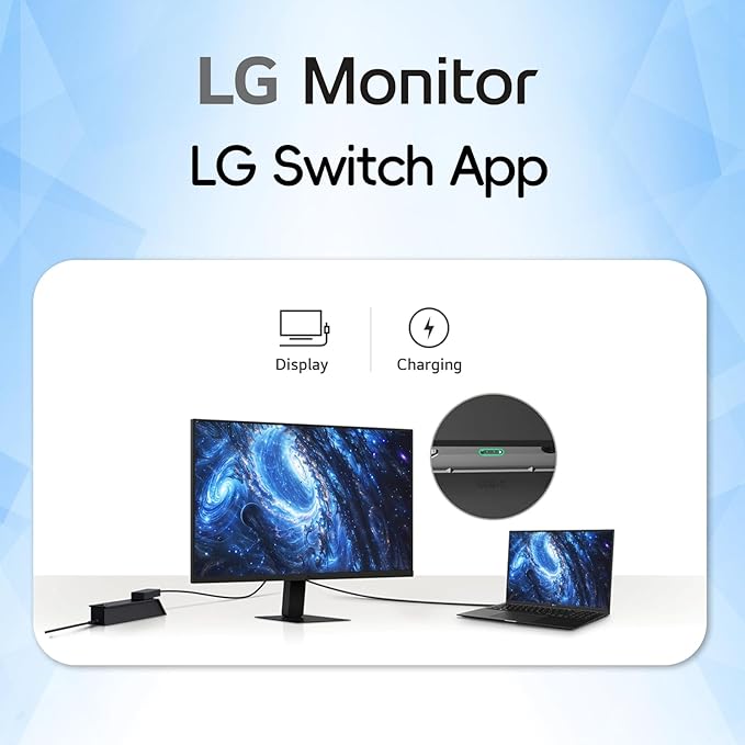 LG 32 QHD IPS Monitor 2560 x 1440 100Hz HDR10 99% sRGB USB-C with 15W Power Delivery 3-Side Borderless Design Dynamic Action Sync Tilt Adjustable for Home Office and Productivity