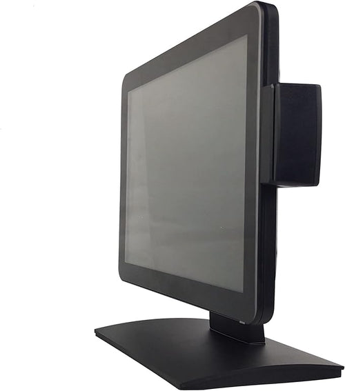 15 Inch 4:3 Ratio 10 Point Projective Capacitive Touch Screen Monitor Touch POS Monitor with MSR Stable Base No Shaking USB Free Driver