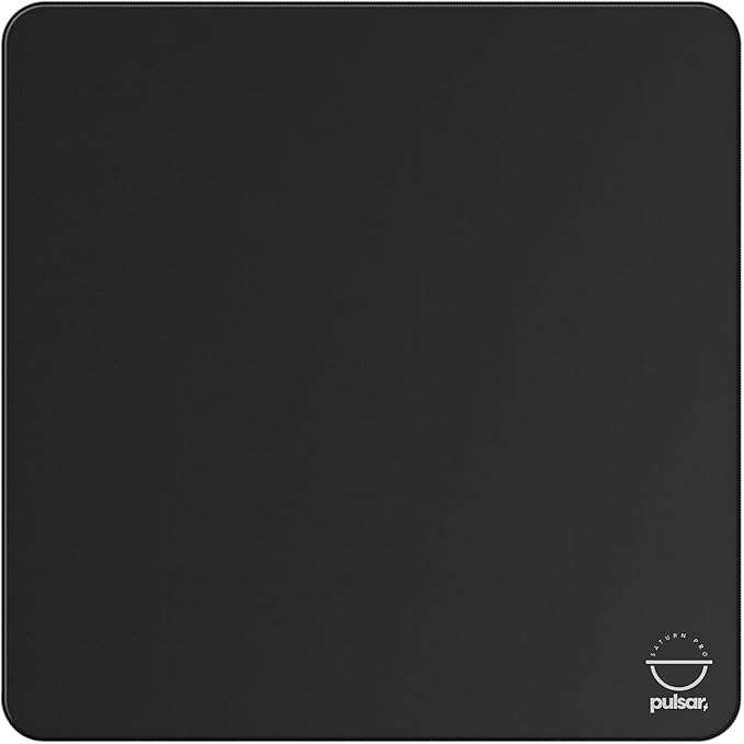 Pulsar Gaming Gears Esports Saturn Pro Gaming Mousepad – Slow Control Surface for Precise Aim &amp Stable Tracking (X-Large SQ Firm Jet Black)