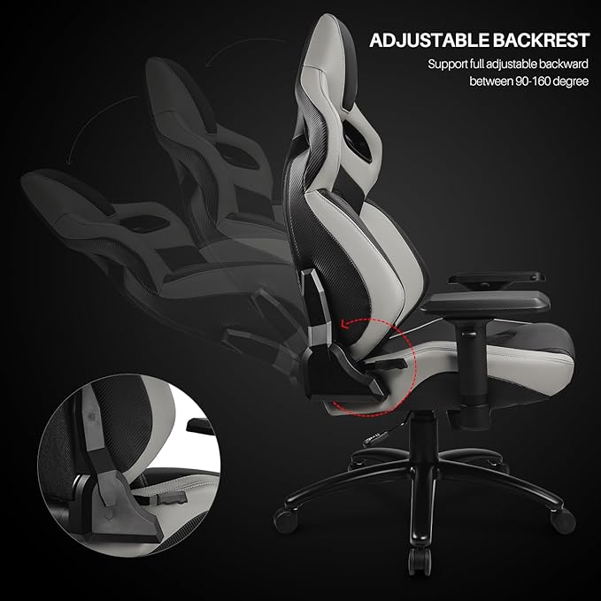 ModifyStreet Racing Seats Style Computer Chair Gaming Chair Video Game Chair Home Office Desk Chairs with pad [Black]