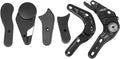 6 Pcs Game Chair Adjusters Multi Angle Regulators Plastic and Iron E Sports Chair Parts Black